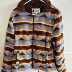 Outback Trading Co Women's Size MD Dawn Sherpa Lined Fleece Jacket
